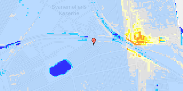 Ekstrem regn på Bellmansgade 27, 4. th