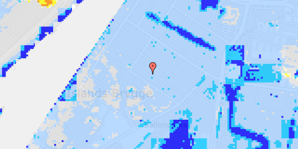 Ekstrem regn på Bergthorasgade 26, 4. th