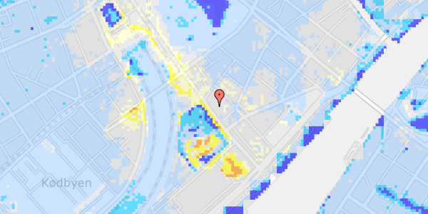 Ekstrem regn på Bernstorffsgade 23, 5. 