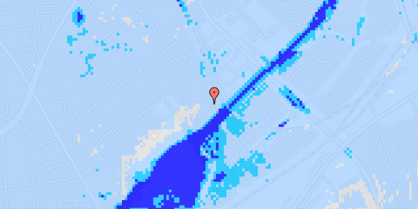 Ekstrem regn på Bispebjerg Bakke 26B, 2. th