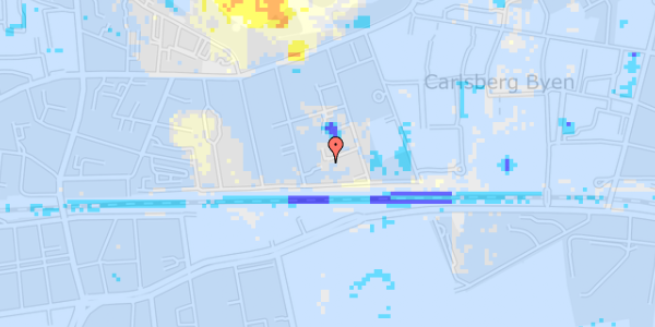 Ekstrem regn på Bjerregårds Sidevej 7