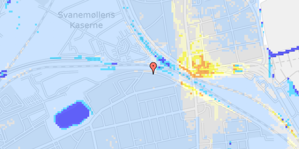 Ekstrem regn på Sibeliusgade 27, 1. th