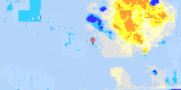 Ekstrem regn på Brøndkærvej 7, 2. th