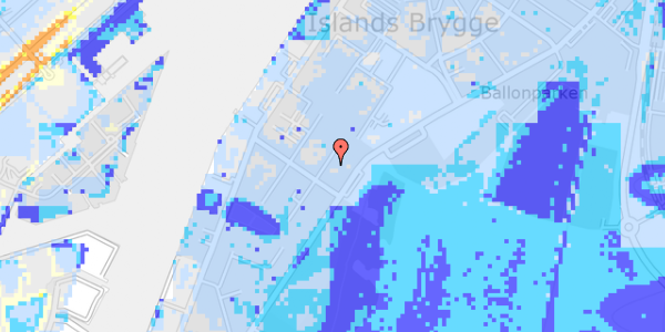 Ekstrem regn på J.C. Christensens Gade 2B, 2. th