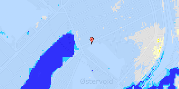 Ekstrem regn på Classensgade 16, 1. 