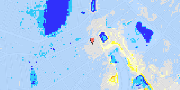 Ekstrem regn på Colbjørnsensgade 3, 2. th