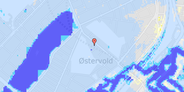 Ekstrem regn på Dag Hammarskjölds Allé 29, 1. mf