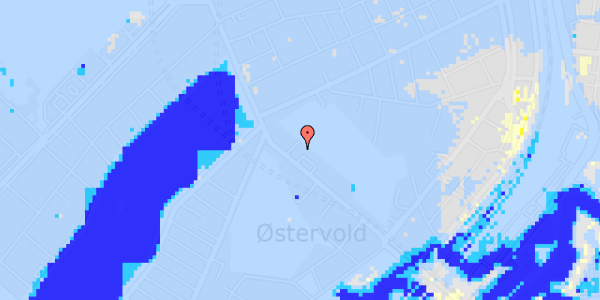 Ekstrem regn på Dag Hammarskjölds Allé 30
