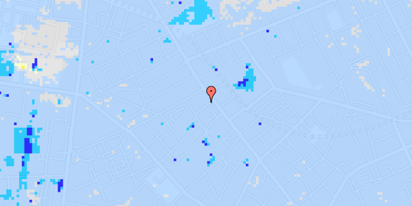 Ekstrem regn på Ebertsgade 2, 3. 6