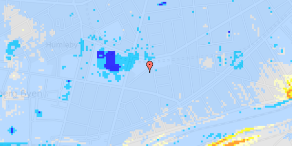 Ekstrem regn på Enghave Plads 17, 1. th