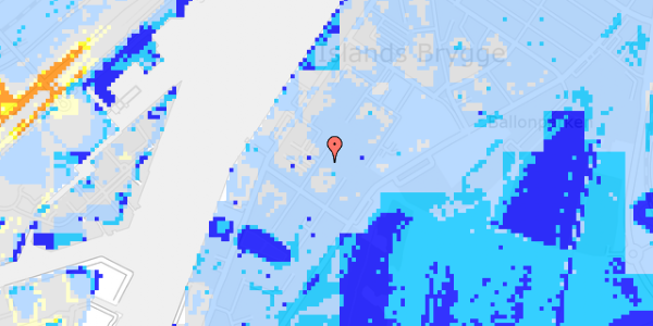 Ekstrem regn på Erik Eriksens Gade 8, 2. th