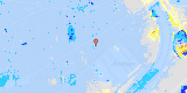 Ekstrem regn på Eskildsgade 52, 4. mf