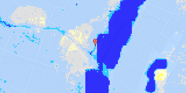 Ekstrem regn på Ewaldsgade 2, 1. th