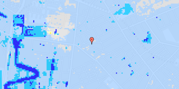 Ekstrem regn på Finlandsgade 24, 3. th