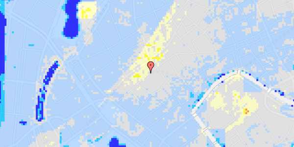 Ekstrem regn på Frederiksberggade 2, 4. tv