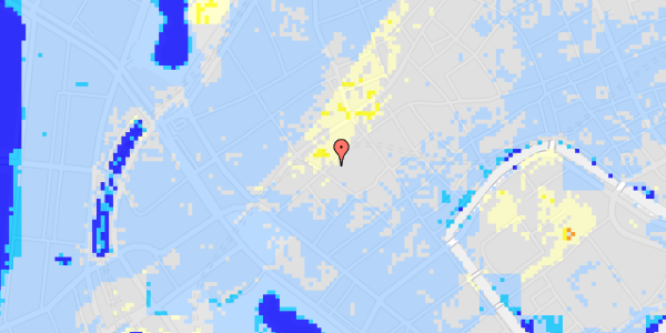 Ekstrem regn på Frederiksberggade 11, 1. 