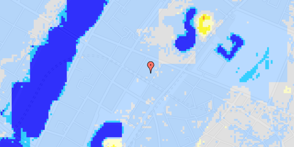 Ekstrem regn på Frederiksborggade 26A, 1. th