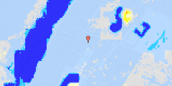 Ekstrem regn på Frederiksborggade 32, 2. th