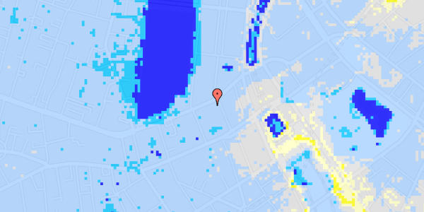 Ekstrem regn på Gammel Kongevej 1, 1. th