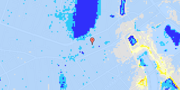 Ekstrem regn på Gammel Kongevej 15C, kl. 