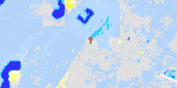 Ekstrem regn på Gothersgade 87, 1. tv