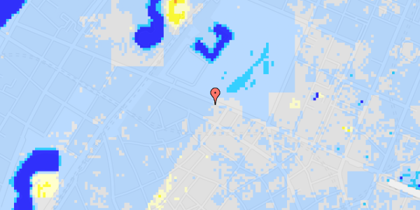 Ekstrem regn på Gothersgade 93, 1. th