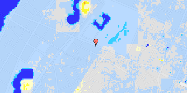 Ekstrem regn på Gothersgade 105, 3. th