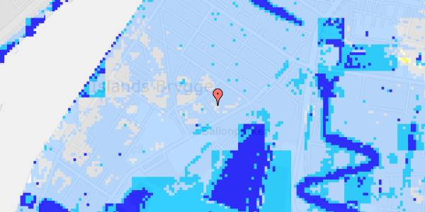 Ekstrem regn på Gullfossgade 5, 1. th