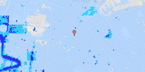 Ekstrem regn på Hallandsgade 24, 1. th