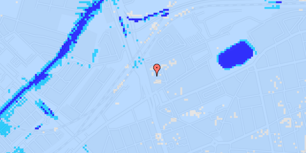 Ekstrem regn på Hans Knudsens Plads 1, 2. 622