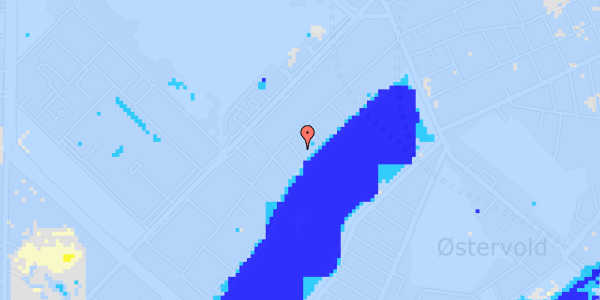 Ekstrem regn på Hedemannsgade 4, 1. th