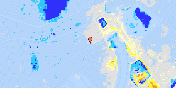 Ekstrem regn på Helgolandsgade 13, kl. 2