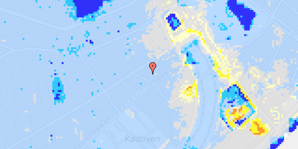 Ekstrem regn på Helgolandsgade 18, 2. tv