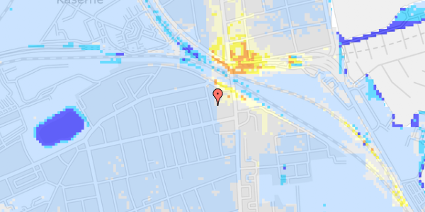 Ekstrem regn på Hornemansgade 30, kl. 1