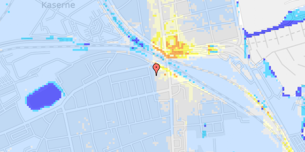 Ekstrem regn på Hornemansgade 36, 2. 2