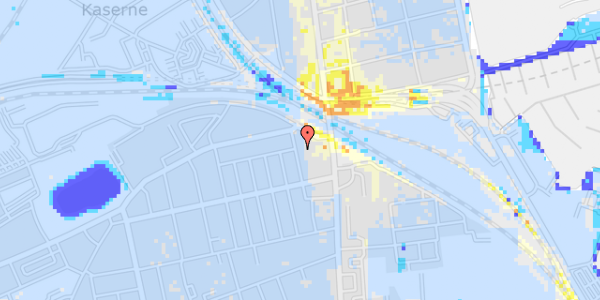 Ekstrem regn på Hornemansgade 36, 2. 3