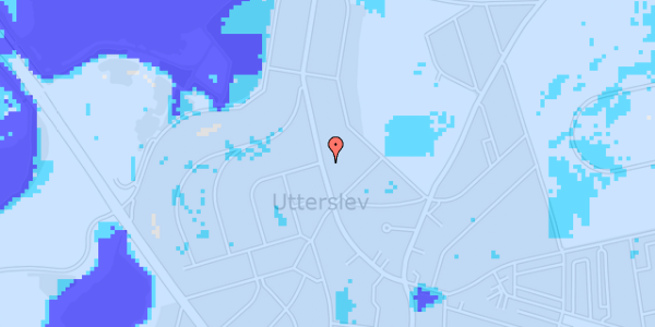 Ekstrem regn på Horsebakken 38