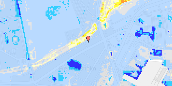 Ekstrem regn på Hørdumsgade 21, st. th