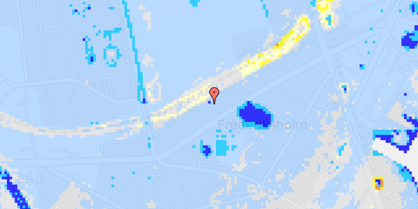 Ekstrem regn på Hørdumsgade 57, 2. th