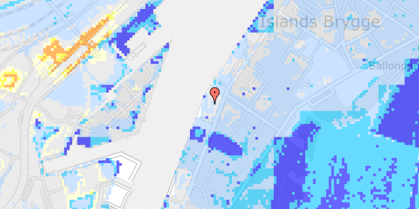 Ekstrem regn på Islands Brygge 32A, 5. 548