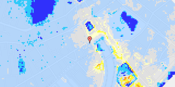 Ekstrem regn på Istedgade 1, 1. 