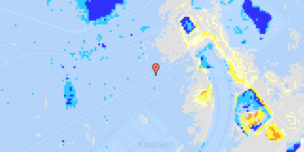 Ekstrem regn på Istedgade 15, kl. tv