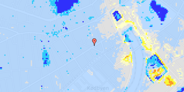 Ekstrem regn på Istedgade 24, 3. 