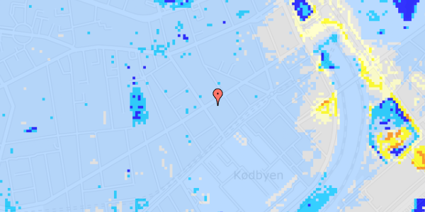 Ekstrem regn på Istedgade 29C