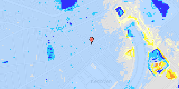 Ekstrem regn på Istedgade 30A