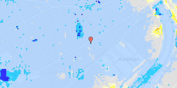 Ekstrem regn på Istedgade 51A