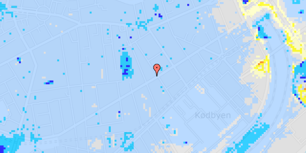 Ekstrem regn på Istedgade 54, 1. tv