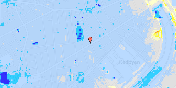 Ekstrem regn på Istedgade 62, 5. th