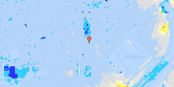 Ekstrem regn på Istedgade 84, 2. tv