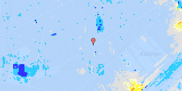 Ekstrem regn på Istedgade 98, 4. th